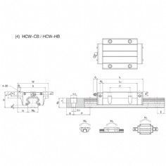 Linear guide pair