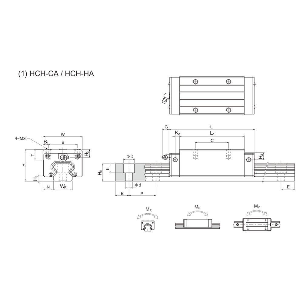 Linear guide pair