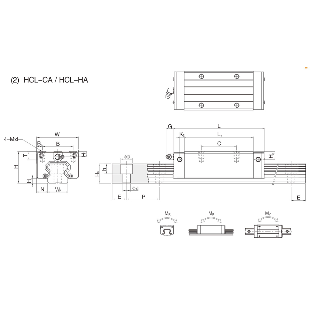 Linear guide pair