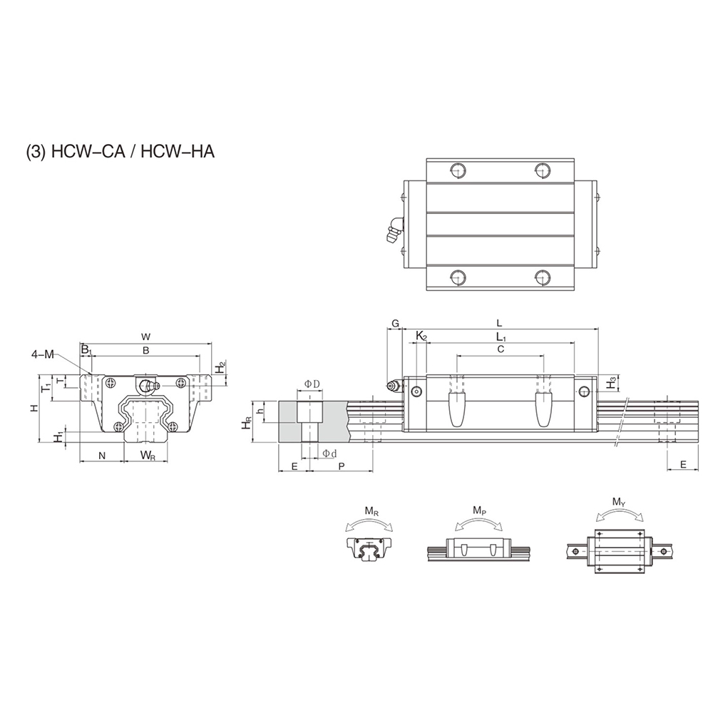 Linear guide pair