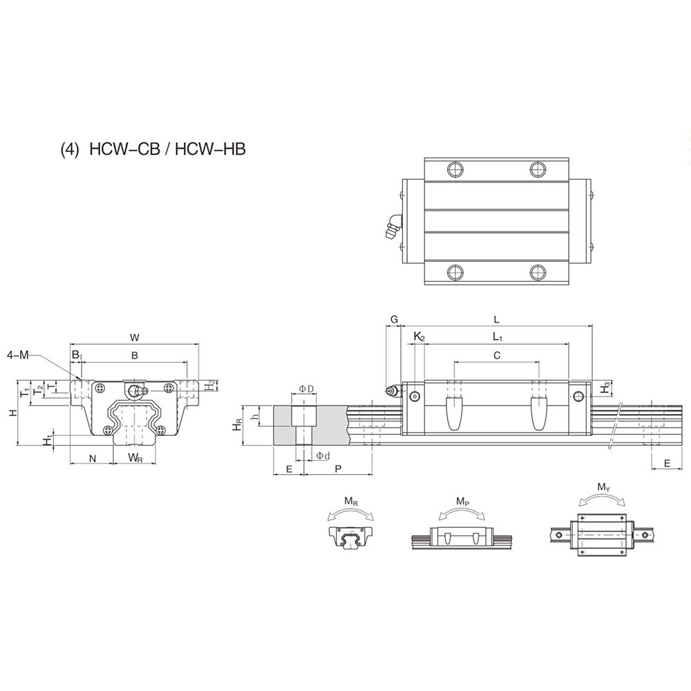 Linear guide pair