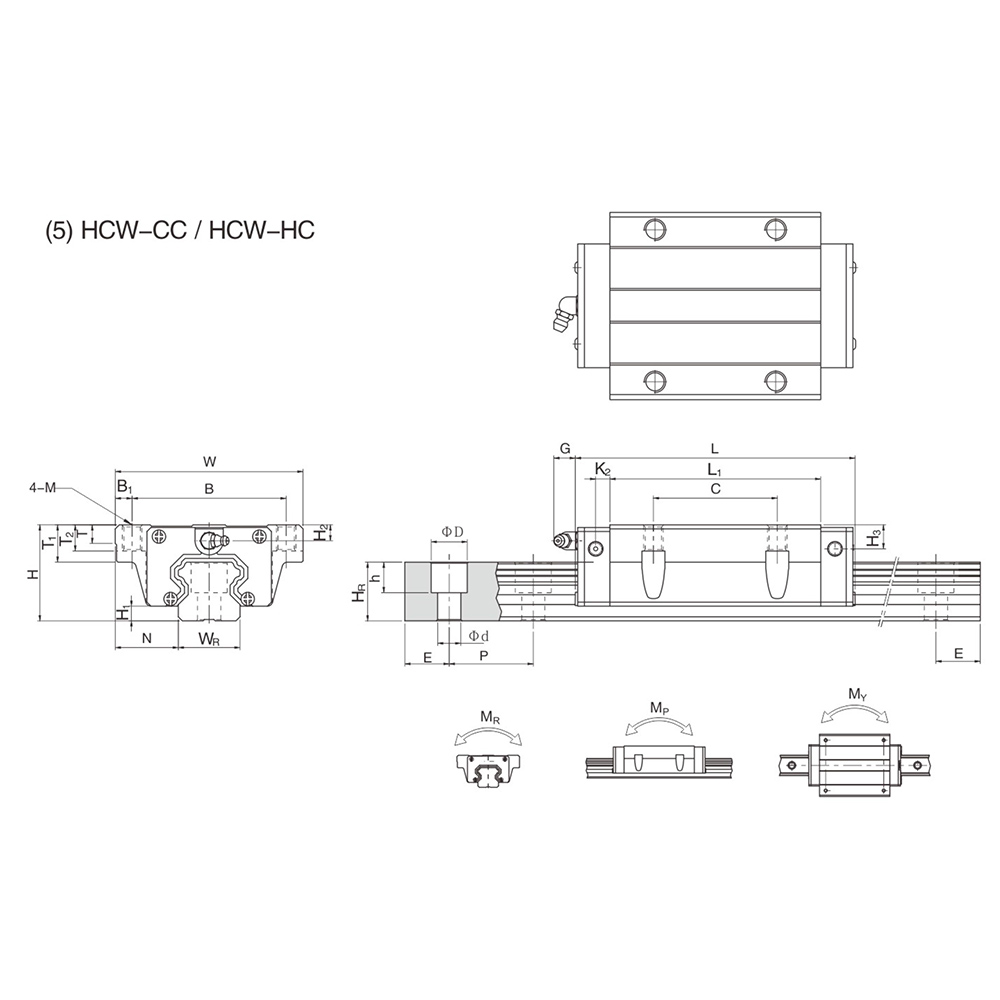 Linear guide pair